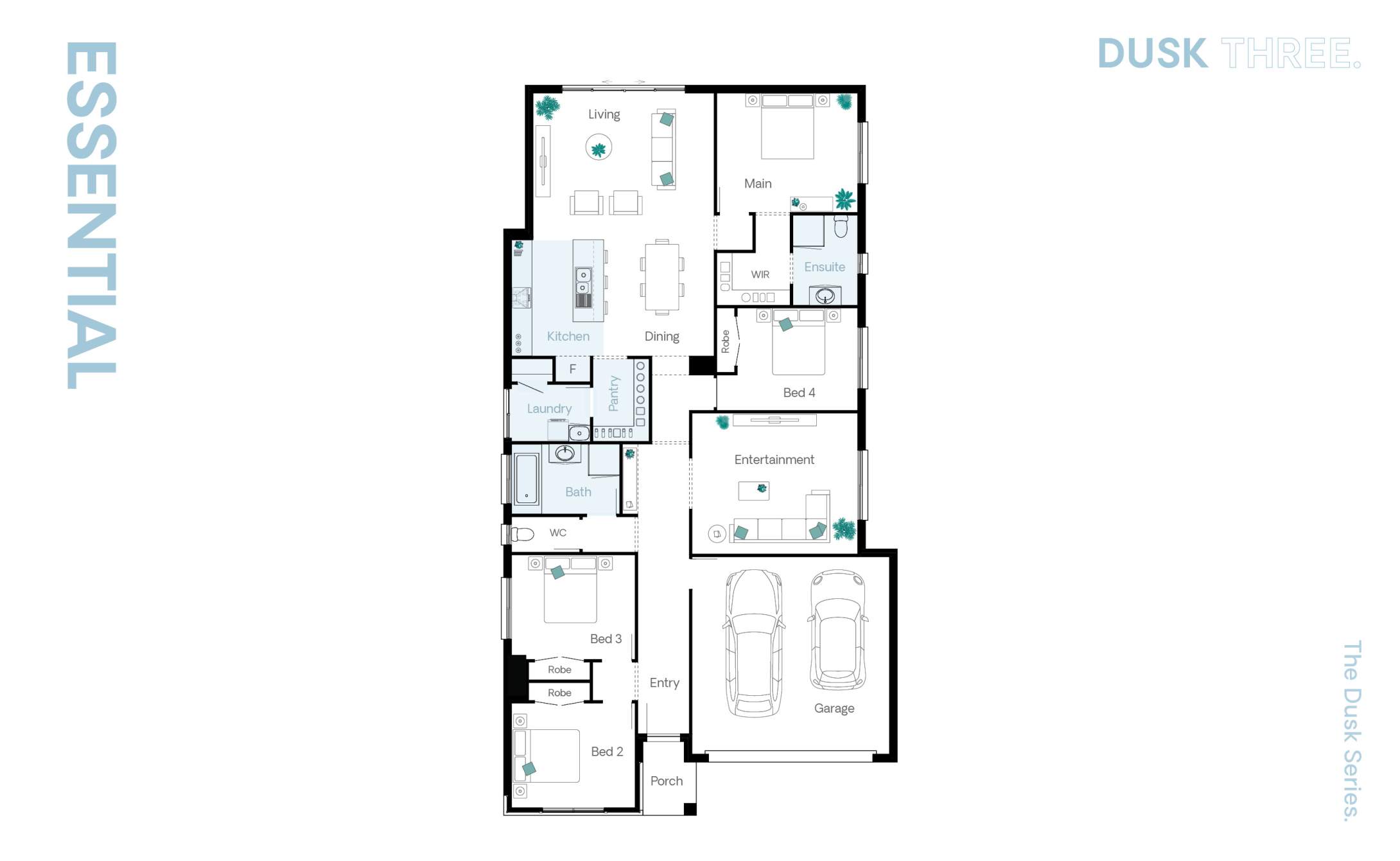 Dusk Four A NOW by Weeks Home Design Weeks Homes